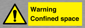Warning Confined space